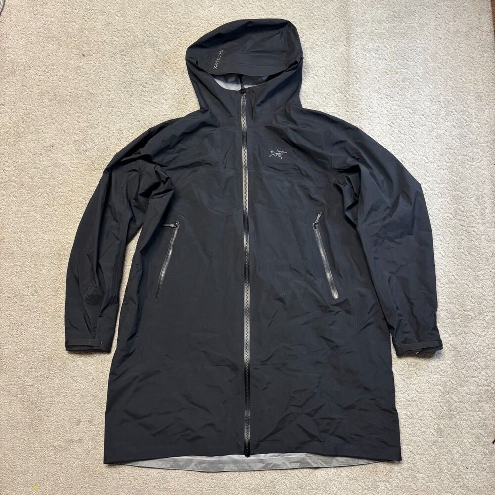 Arc’teryx Codetta Coat Women’s XL Black GORE-TEX Waterproof Rain Jacket